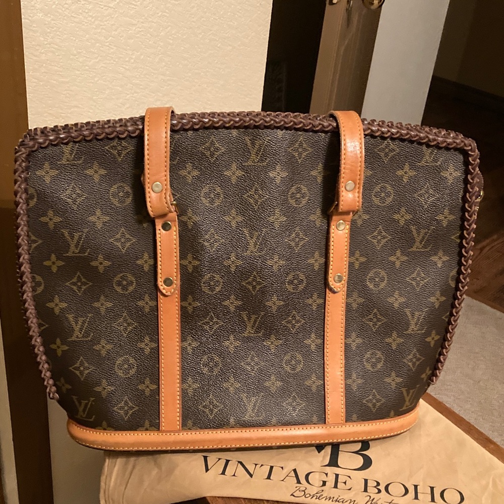 Vintage Boho Louis Vuitton Babylone Tote Bag w/Dust Bag EUC - Picture 5 of 12